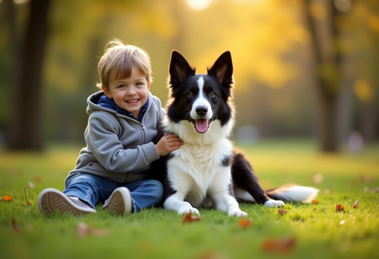 border collie croisé berger australien