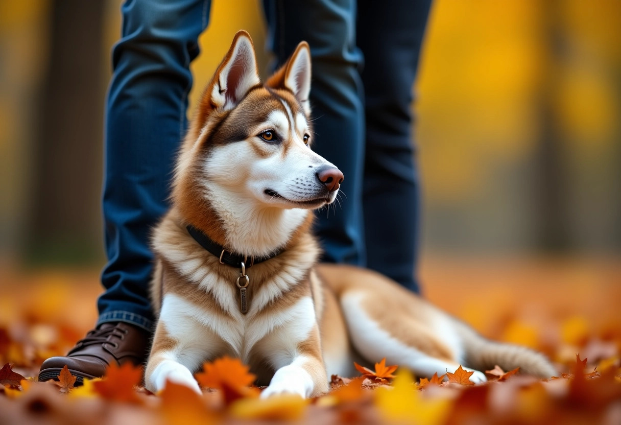 husky malinois